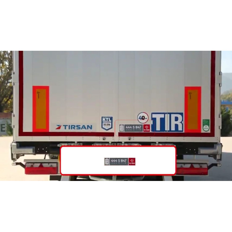 TIRSAN Alo 444 Tır Etiket