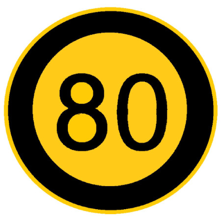 Tırsan Kassbohrer 80 Hız etiketi  -ET00010