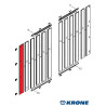 KRONE Profil Arka Kapı Menteşeli Profil Sol 2650 mm -515083044