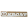 KRONE Tampon Etiket Beyaz 3D Kabartmalı 