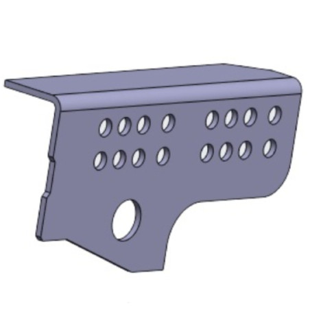 TIRSAN Bisiklet Korkuluğu Bağlantı Braketi Komple Sağ- BK10078