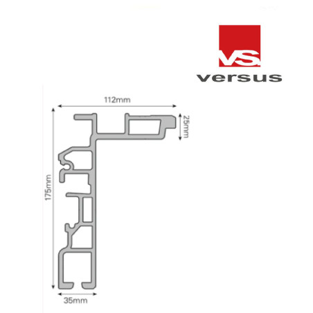 KRONE Aluminyum Çatı Rayı Sağ CS Krone 190 L4 Versus -515089084