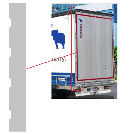 SCHMITZ Eloksallı Arka Kapı Menteşe Sol Profil-1326862