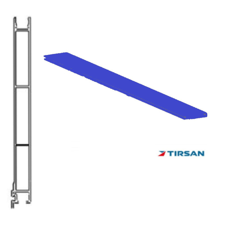 Tırsan Alüminyum Alt Eski Model Profil 3085 (MG) Lacivert 2.Kalite - AT-PR02333