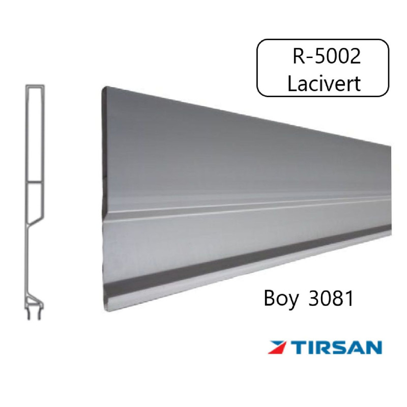 Tırsan Alüminyum Üst Profil 3081 (036) Lacivert 2.Kalite -AT-PR02314