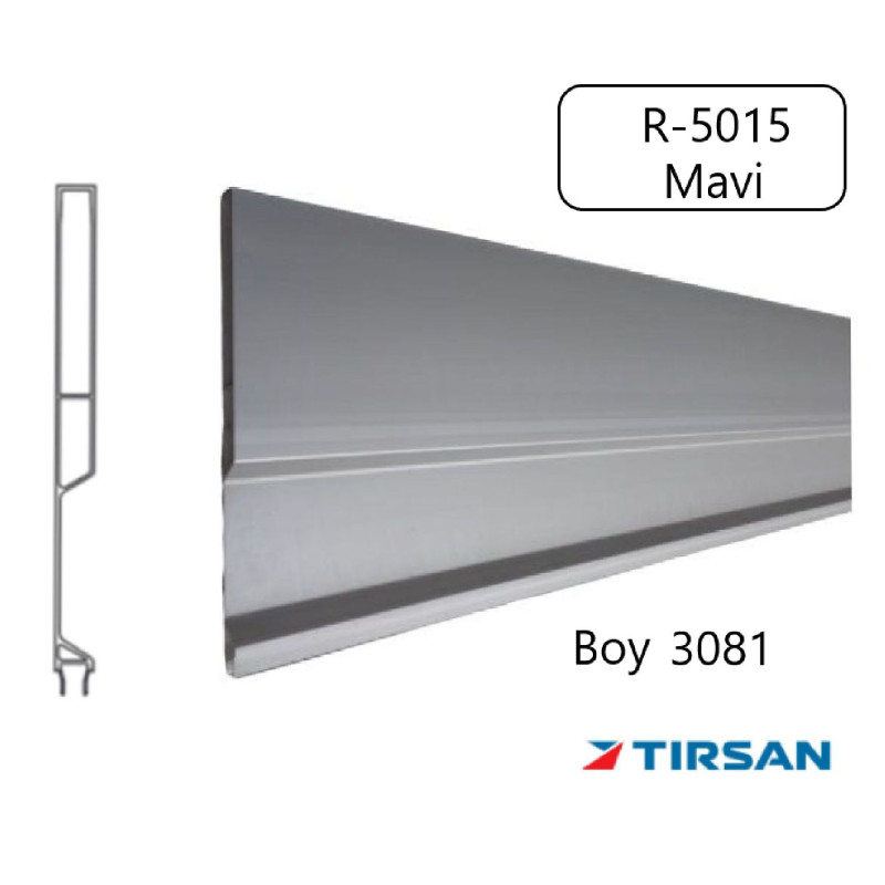Tırsan Alüminyum Üst Profil 3081 (036) Mavi  2.Kalite -AT-PR02318