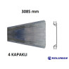 KOLUMAN Alüminyum 4 Kapaklı Profil Boy 3085 mm Orta