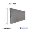 KOLUMAN Alüminyum 5 Kapaklı Profil Boy 2417 mm Üst