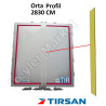 Bordoor Tırsan Arka Kapı Sol İç Profil Düz 11 cm -BR-AL00100