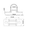 Krom Boru Yuvası Küçük 22 mm-2090004