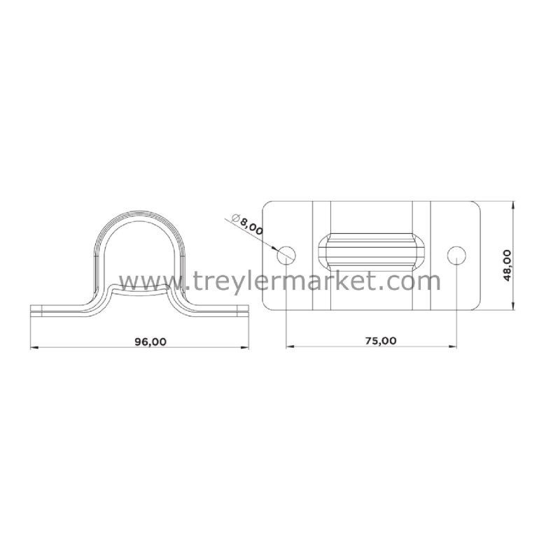 Krom Boru Yuvası Küçük 27 mm-2060004