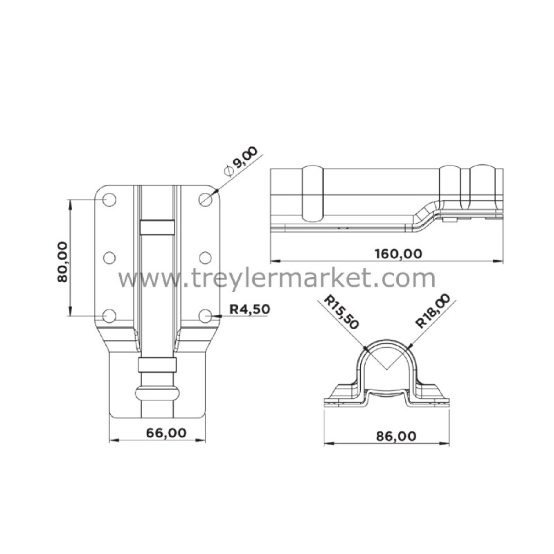 Galveniz Boru Yuvası Büyük 27 mm-2060001