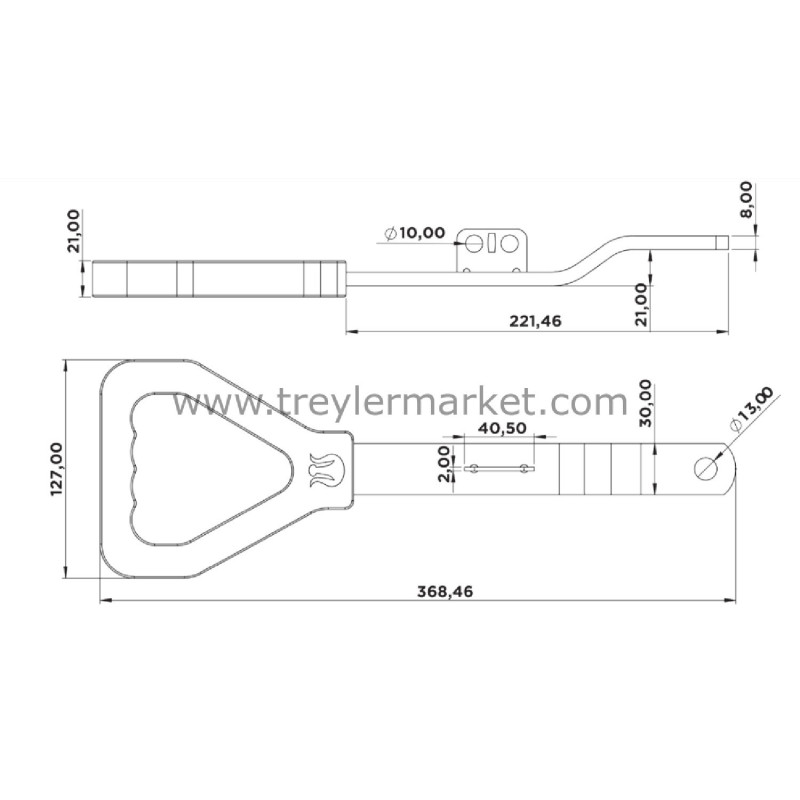 Krom Plastik Kol 27 mm-2040004