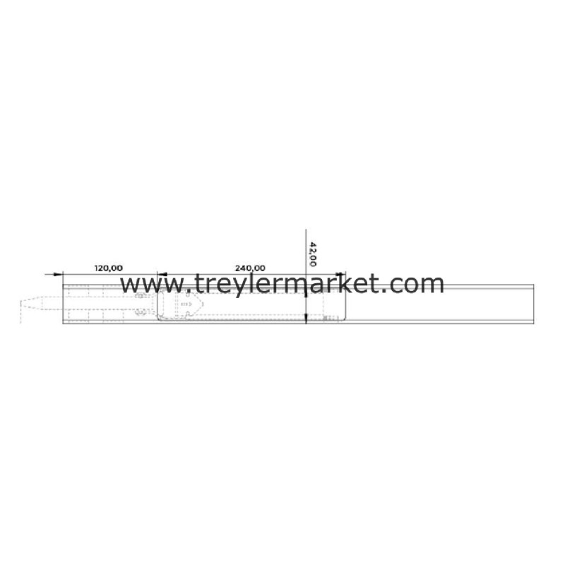 Dikey Kilitleme Sistemi Profilli 70