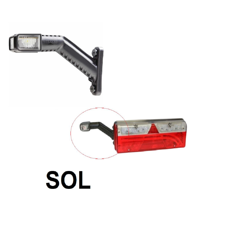 ASPÖCK SUPERPOINT IV LED Sol Boynuz Lambası