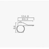 ASPÖCK SUPERPOINT III LED Sol Boynuz Lambası 1.5 Met