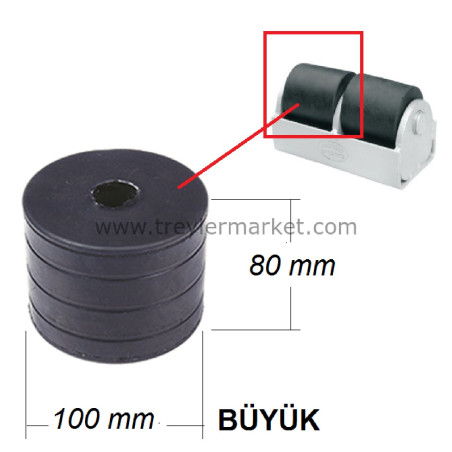 Dorse Arka Rampa Takoz Lastik Büyük Tip