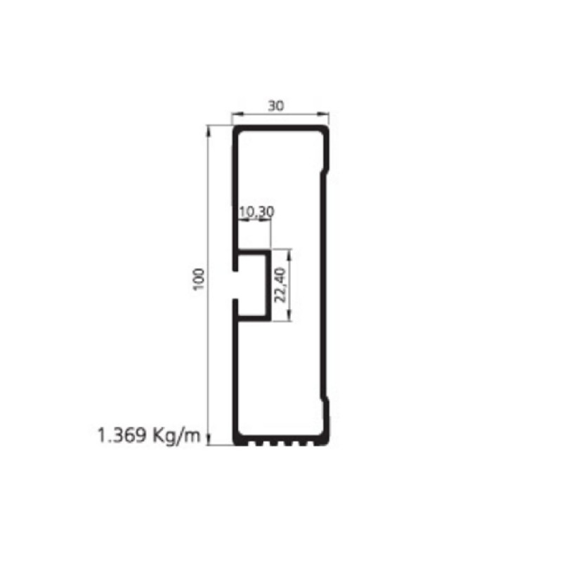 Dorse Alüminyum Profil 200 cm