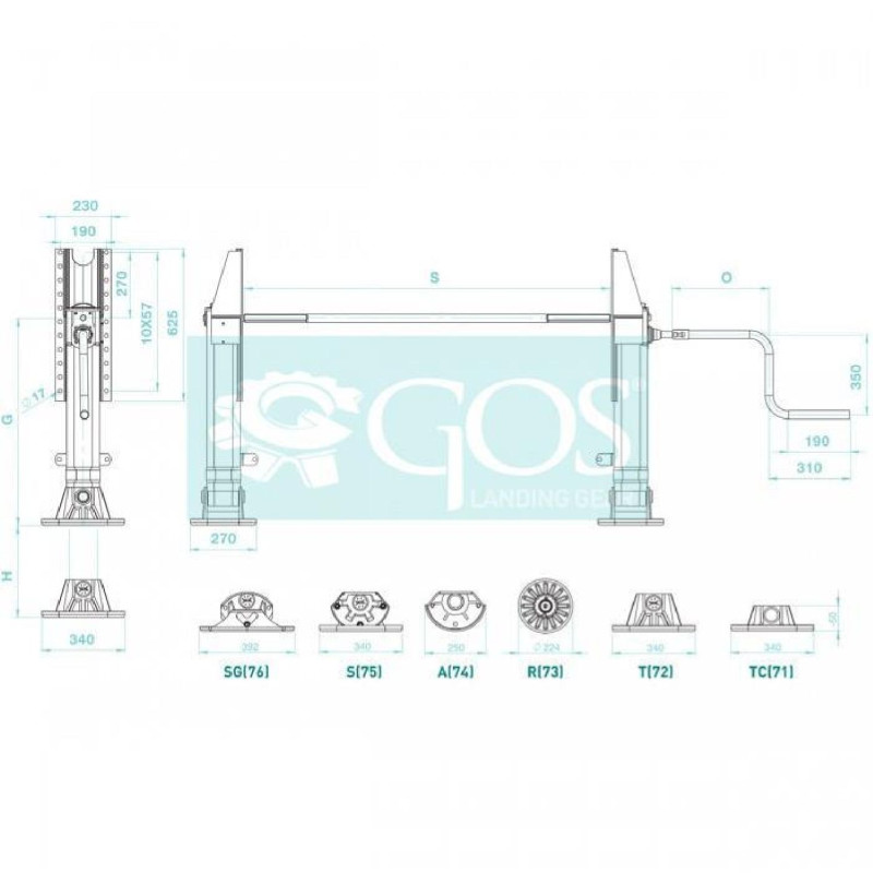 Tanker Dorse Mekanik Ayak  GL Serisi