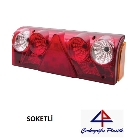 ASPÖCK Tipi Dorse Stop Lambası Sol-JA140-UNVR-280