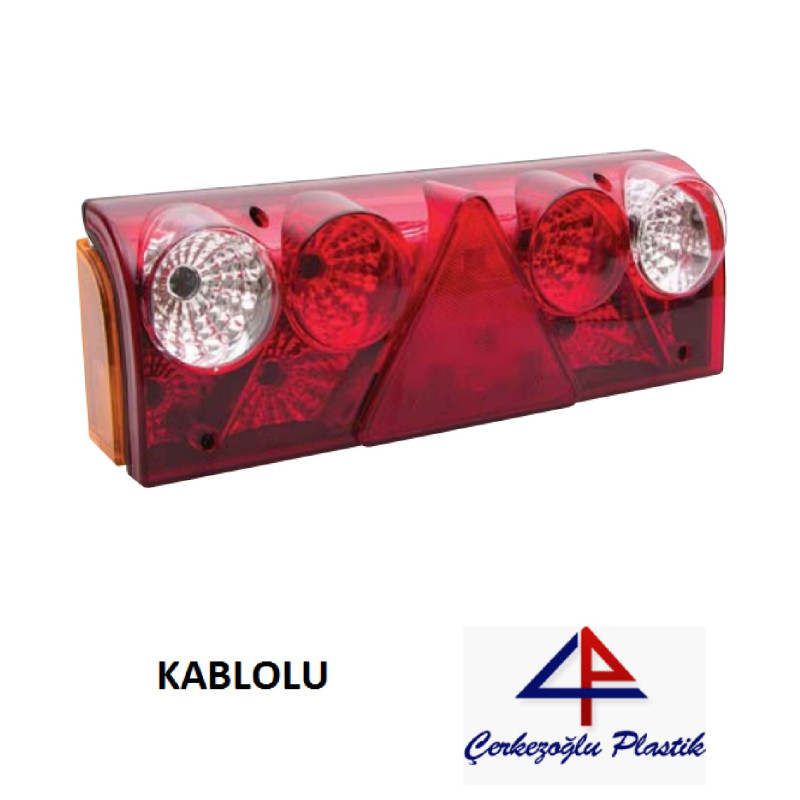 ASPÖCK Tipi Dorse Stop Lambası Sol Kablolu-JA120-UNVR-260