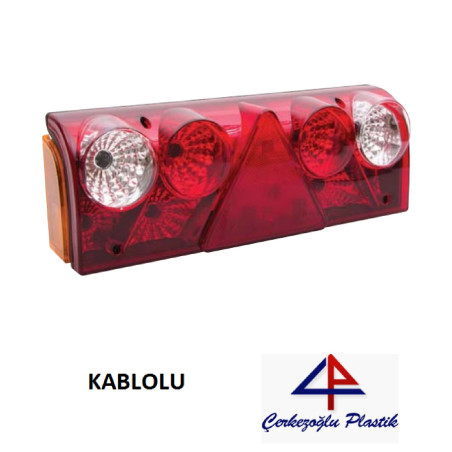 ASPÖCK Tipi Dorse Stop Lambası Sol Kablolu-JA120-UNVR-260