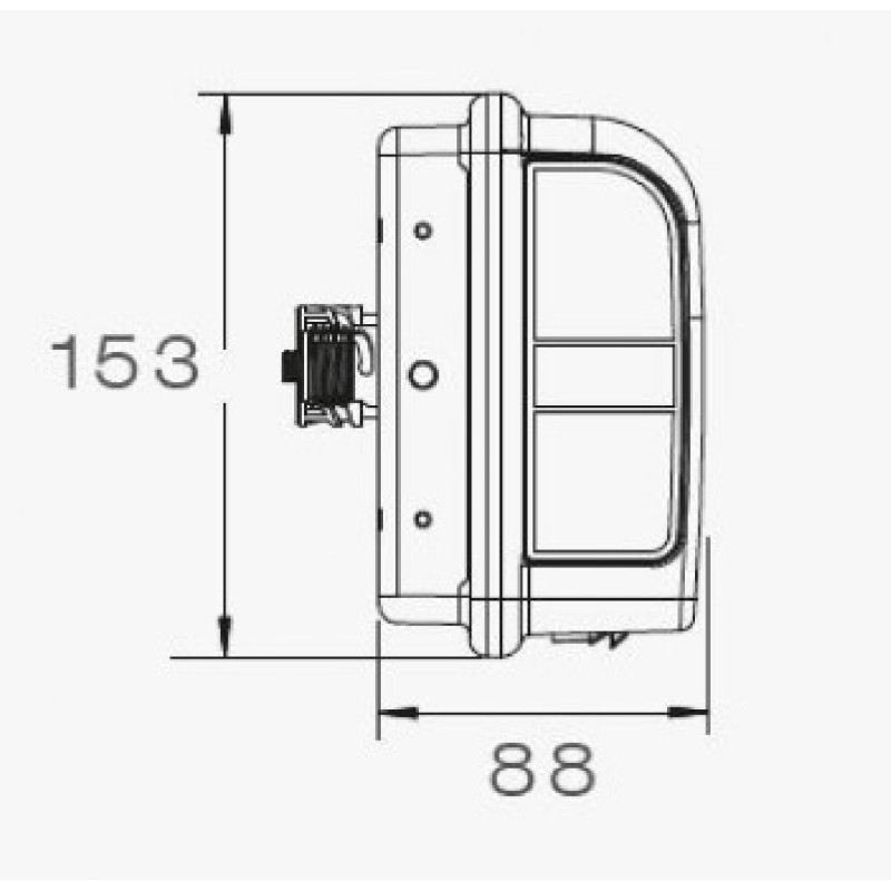ASPÖCK Tipi Dorse Stop Lambası Sağ-JA455-UNVR-404