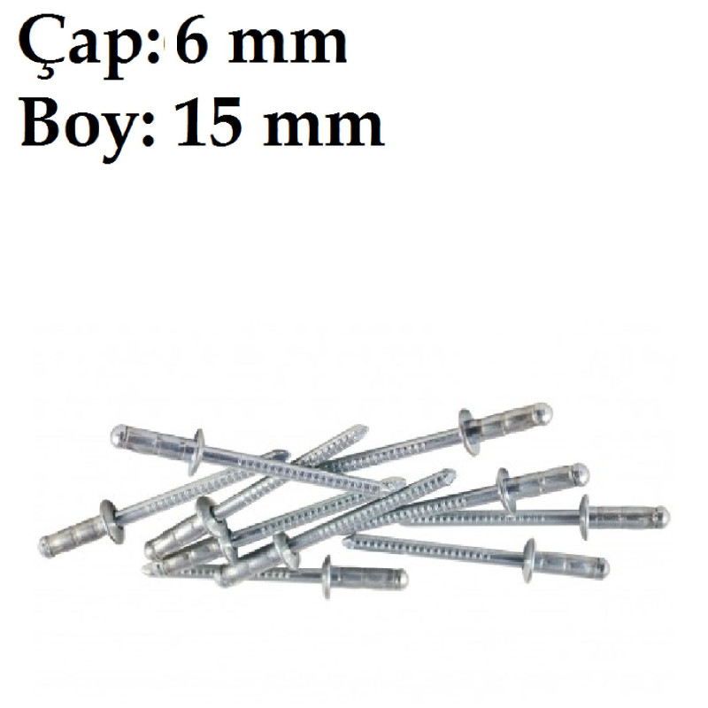 Çelik Perçin Multigrip 6X20