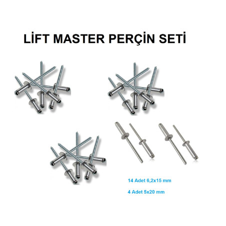 Lift Master Perçin Seti