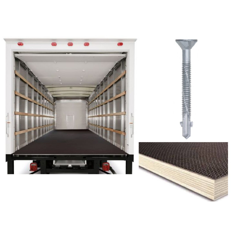 Konteyner Taban Vidası Havşa Başlı 6,3x70 mm 250 Adet-TM-TV6370