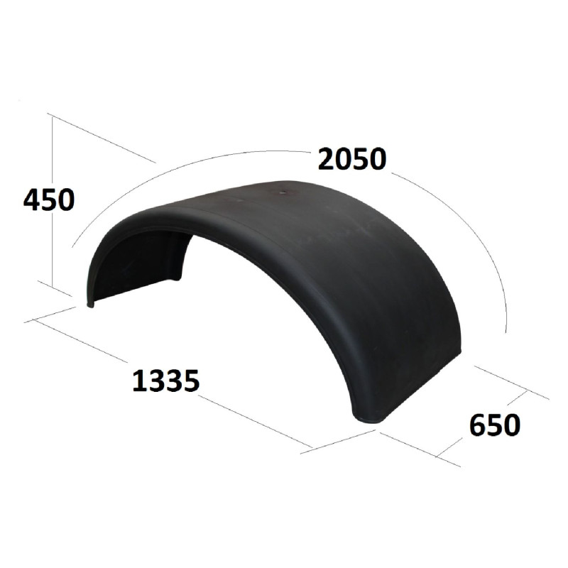 Çamurluk Çift Teker  Treyler  65 X 205