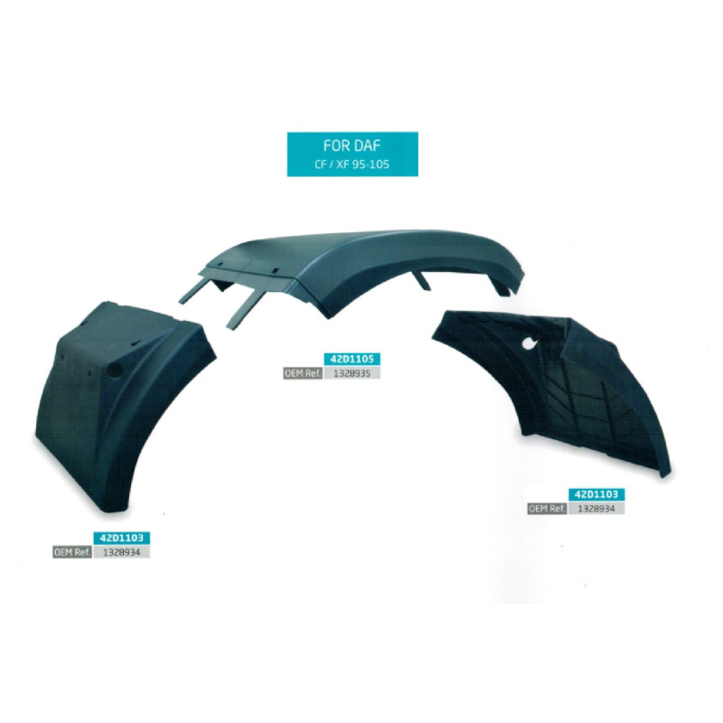 Daf XF-95 Çekici Ön Arka Çamurluk R/L-D50.5002