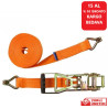 SPANZET 10 MT SİYAH TERS AÇILAN 80 GR POLYESTER
