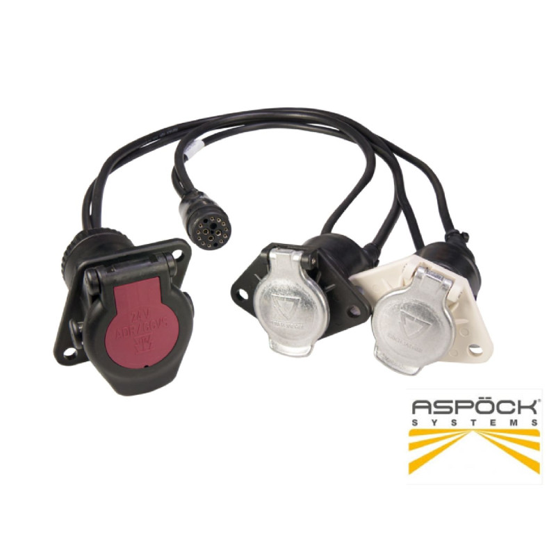 Aspöck Romork Ön Fiş N+S and 15 pinli Soket -AS586647007 -EL00338