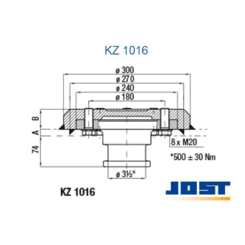 King Pimi  JOST  3,5  14 mm Saç göre