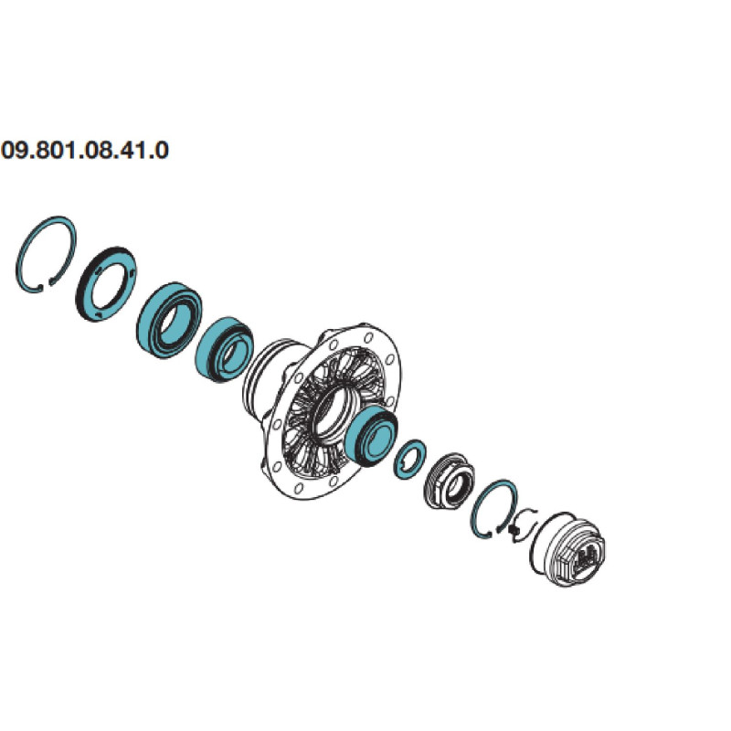 BPW 09.801.08.41.0 Porya Tamir Takım Eco Plus
