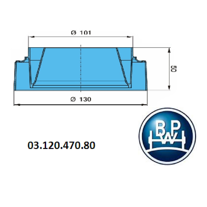 BPW 03.120.47.08.0 BPW KECE SIZDIRMAZLIK ECOPLUS-2 Q101 130X50