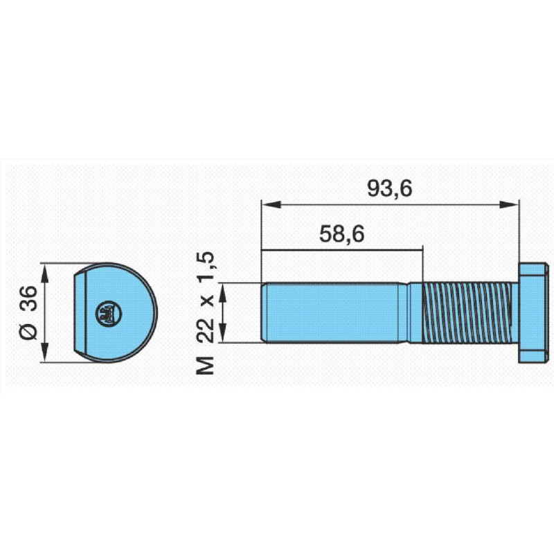 BPW 03.296.33.21 BİJON TEK TEKER ECO-P