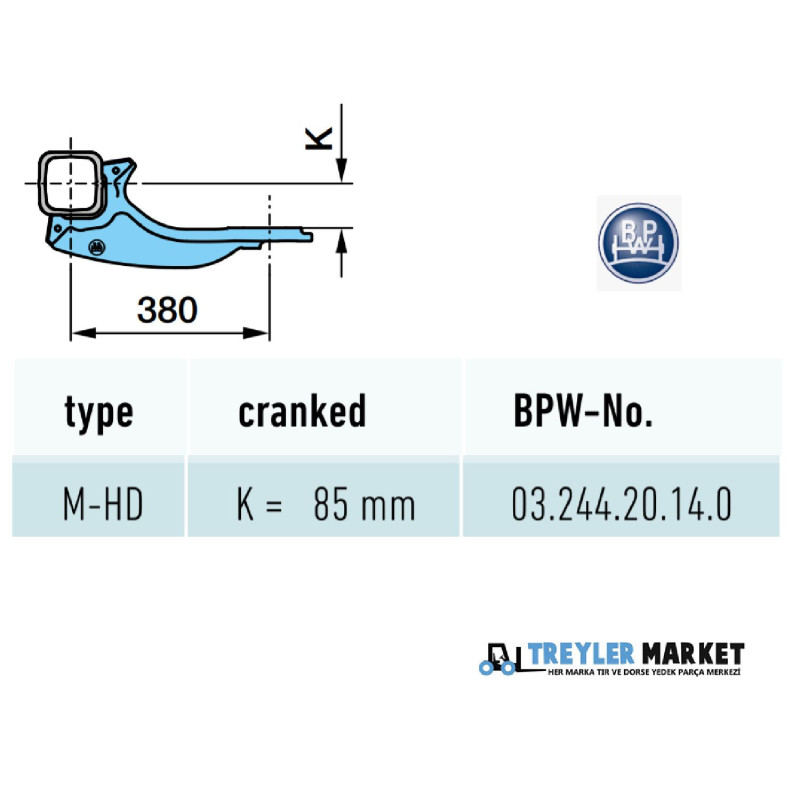 BPW 03.244.20.14.0 Air ECO Compact Makas