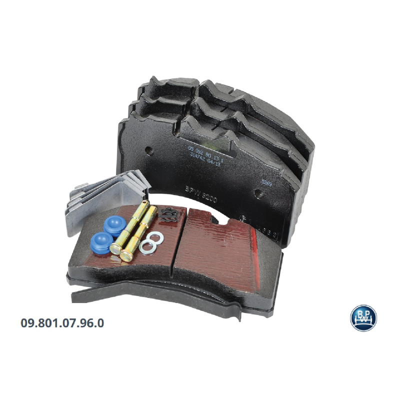 BPW 09.801.07.96.0 DİSK FREN BALATASI 29228