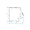 ÇATI GALVENİZ ÇELİK RAY 7,5 METRE BRANDA