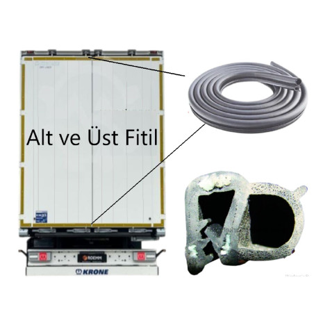 KRONE Alimünyum Arka Kapı Alt -Üst Conta Fitili 1 Metre -515127927