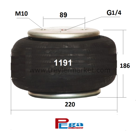 Tek Katlı Körük 220 mm çap