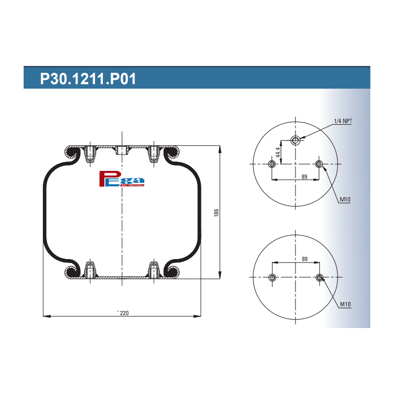 Tek Katlı Körük 220 mm çap