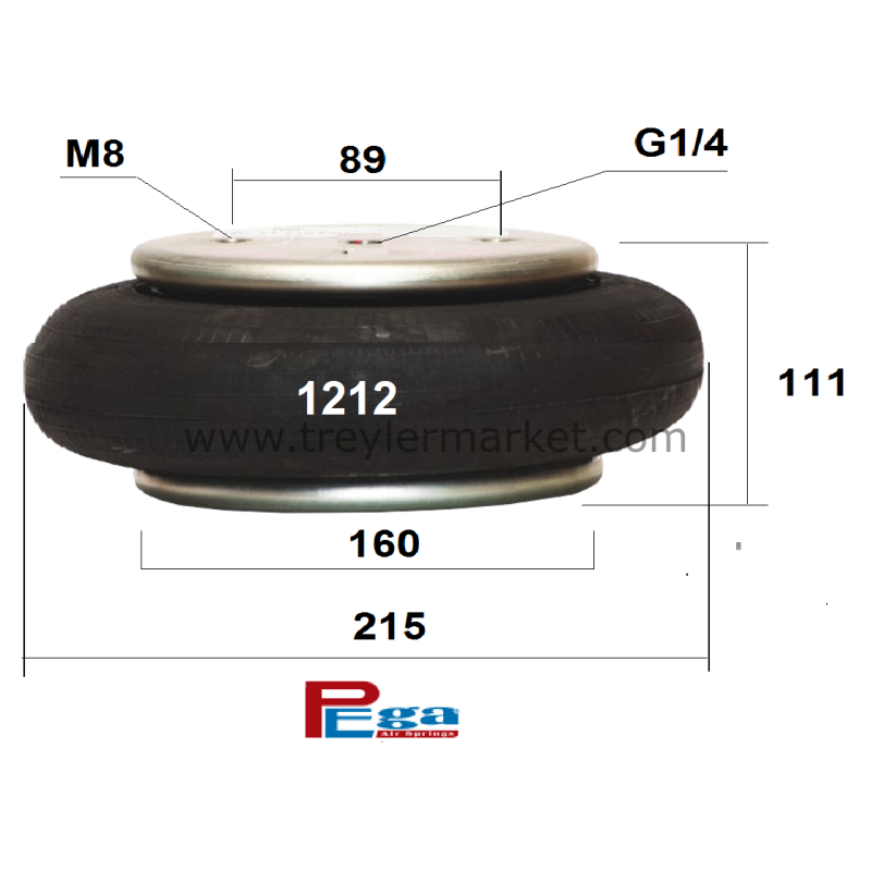 Tek Katlı Körük 215 mm çap
