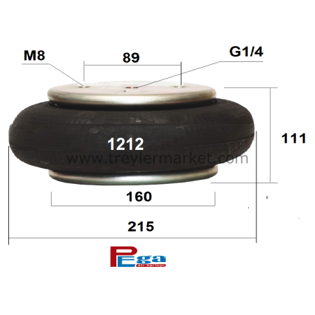 Tek Katlı Körük 215 mm çap