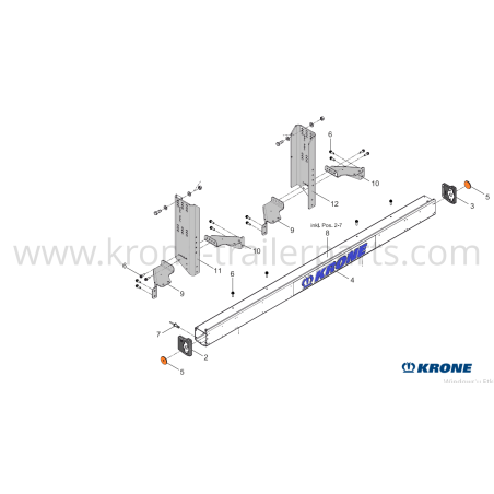 KRONE Tampon Koruma Profil 2021 Model Sonrası - SET-515147184