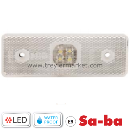 Beyaz Ön Pozisyon Lambası Ledli Soketli 24V