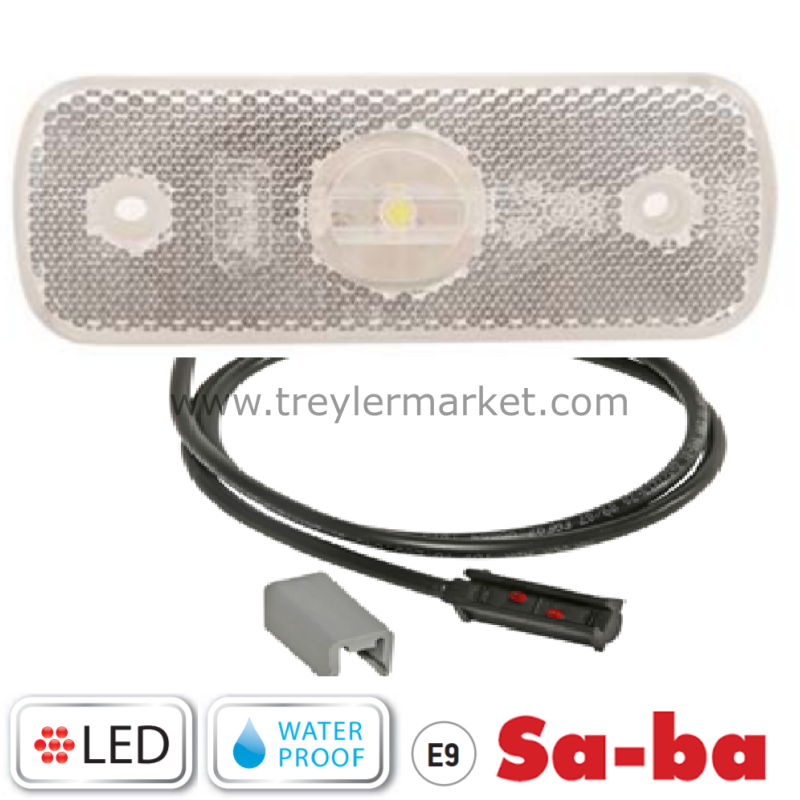 Beyaz Ön Pozisyon Lambası 50 cm Klikli