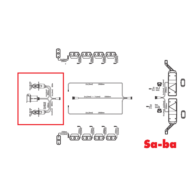 KABLO TTR 6*1,0MM2 1*2,5MM2 N S 9 15 PIN